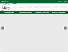 Tablet Screenshot of golfmilby.com